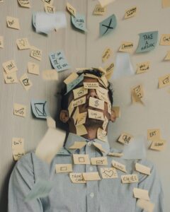 stressed about the mental load of managing finances 